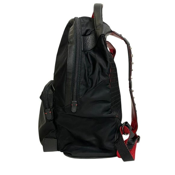 Christian Louboutin Studded Buckle Backpack, Black, Unisex - Picture 4 of 10